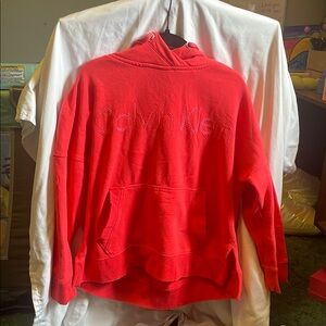 Calvin Klein Bold Red Hoodie